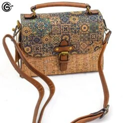 SAC A MAIN "SACOCHE" En Liège 100% Végan -Galateia Fashion sacoche03