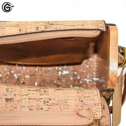 SAC A MAIN "SACOCHE" En Liège 100% Végan -Galateia Fashion sacoche05