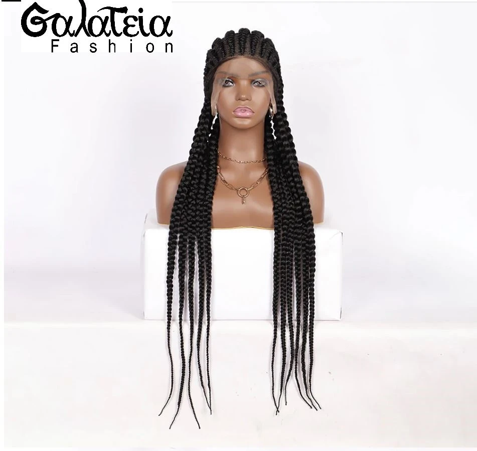 PERRUQUE "AYANA" AVEC TRESSES 360 SYNTHÉTIQUE 8 PERRUQUE "AYANA" AVEC TRESSES 360 SYNTHÉTIQUE – Image 6