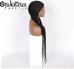 PERRUQUE "AYANA" AVEC TRESSES 360 SYNTHÉTIQUE 19 PERRUQUE "AYANA" AVEC TRESSES 360 SYNTHÉTIQUE -Galateia Fashion tresse2