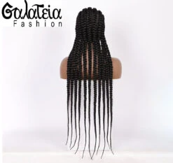 PERRUQUE "AYANA" AVEC TRESSES 360 SYNTHÉTIQUE 20 PERRUQUE "AYANA" AVEC TRESSES 360 SYNTHÉTIQUE -Galateia Fashion tresse3