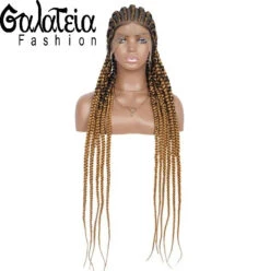 PERRUQUE "AYANA" AVEC TRESSES 360 SYNTHÉTIQUE 15 PERRUQUE "AYANA" AVEC TRESSES 360 SYNTHÉTIQUE -Galateia Fashion tresse8