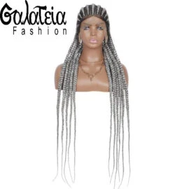 PERRUQUE "AYANA" AVEC TRESSES 360 SYNTHÉTIQUE 16 PERRUQUE "AYANA" AVEC TRESSES 360 SYNTHÉTIQUE -Galateia Fashion tresse9